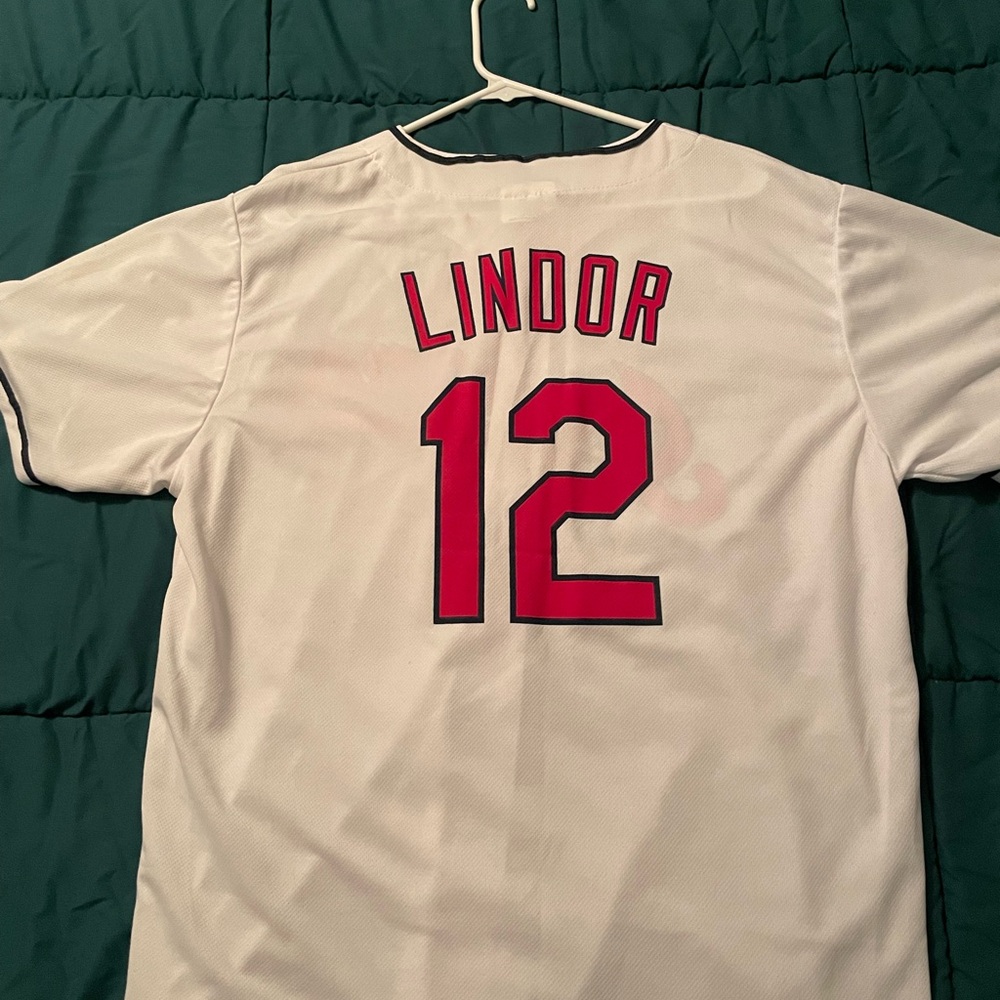 Lindor promotional Cleveland Indians jersey